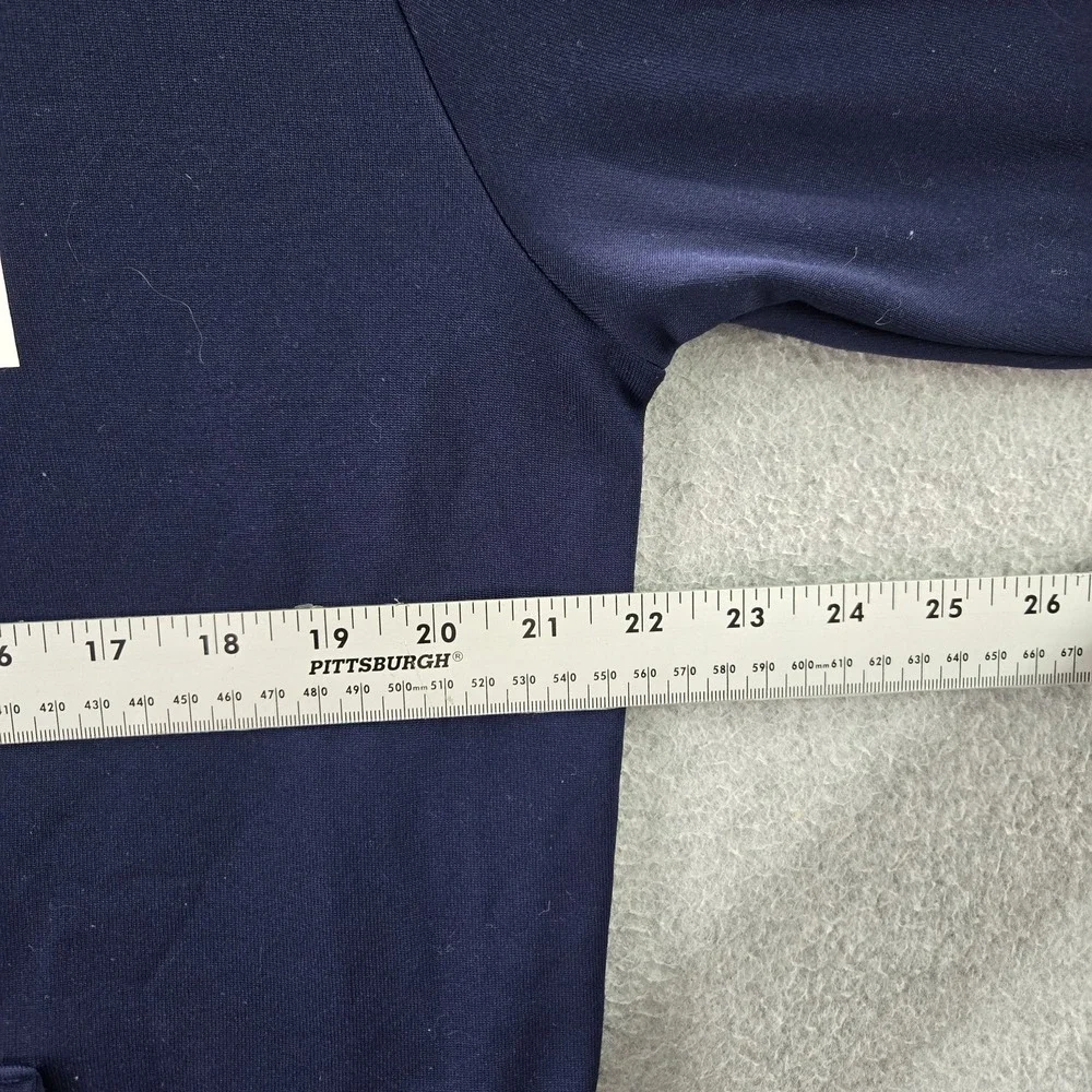 The‎ North Face Men Hoodie L Blue Fleece Pullover Gorpcore Logo Long Sleeve